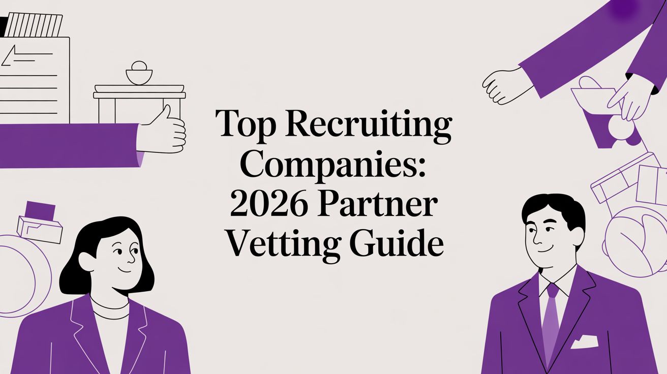 Top Recruiting Companies: 2026 Partner Vetting Guide